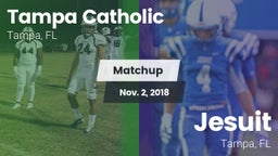 Matchup: Tampa Catholic High vs. Jesuit  2018