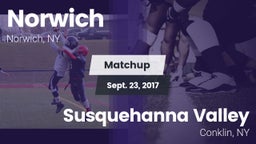 Matchup: Norwich  vs. Susquehanna Valley  2017