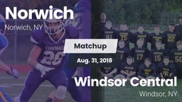 Matchup: Norwich  vs. Windsor Central  2018