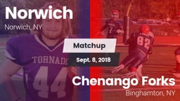 Matchup: Norwich  vs. Chenango Forks  2018