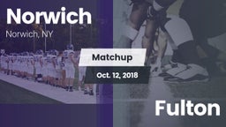 Matchup: Norwich  vs. Fulton 2018