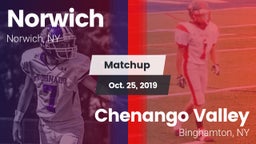 Matchup: Norwich  vs. Chenango Valley  2019