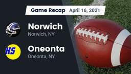 Recap: Norwich  vs. Oneonta  2021