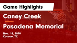 Caney Creek  vs Pasadena Memorial  Game Highlights - Nov. 14, 2020