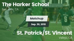 Matchup: The Harker School vs. St. Patrick/St. Vincent  2016