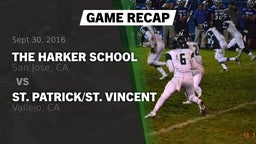 Recap: The Harker School vs. St. Patrick/St. Vincent  2016