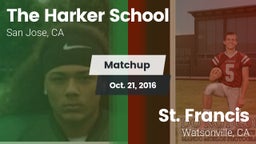 Matchup: The Harker School vs. St. Francis  2016