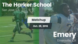 Matchup: The Harker School vs. Emery  2016