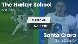 Matchup: The Harker School vs. Santa Clara  2017
