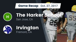 Recap: The Harker School vs. Irvington  2017