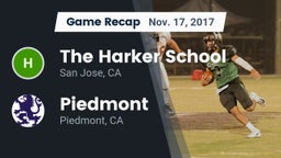Recap: The Harker School vs. Piedmont  2017