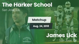 Matchup: The Harker School vs. James Lick  2018