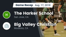 Recap: The Harker School vs. Big Valley Christian  2018