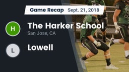 Recap: The Harker School vs. Lowell 2018
