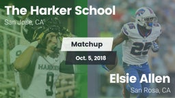 Matchup: The Harker School vs. Elsie Allen  2018