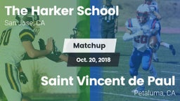 Matchup: The Harker School vs. Saint Vincent de Paul 2018