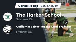 Recap: The Harker School vs. California School for the Deaf, Fremont 2019