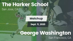 Matchup: The Harker School vs. George Washington   2020