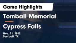 Tomball Memorial vs Cypress Falls  Game Highlights - Nov. 21, 2019