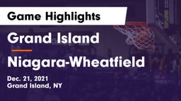 Grand Island  vs Niagara-Wheatfield  Game Highlights - Dec. 21, 2021