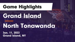 Grand Island  vs North Tonawanda  Game Highlights - Jan. 11, 2022