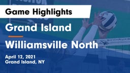Grand Island  vs Williamsville North  Game Highlights - April 12, 2021