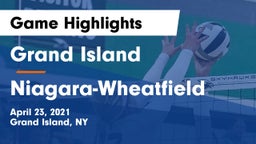 Grand Island  vs Niagara-Wheatfield  Game Highlights - April 23, 2021
