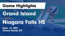 Grand Island  vs Niagara Falls HS Game Highlights - Sept. 13, 2021