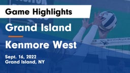 Grand Island  vs Kenmore West Game Highlights - Sept. 16, 2022