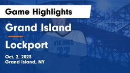 Grand Island  vs Lockport  Game Highlights - Oct. 2, 2023