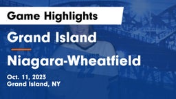 Grand Island  vs Niagara-Wheatfield  Game Highlights - Oct. 11, 2023