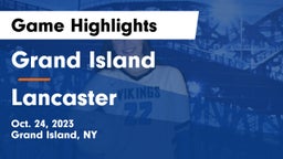 Grand Island  vs Lancaster  Game Highlights - Oct. 24, 2023