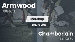 Matchup: Armwood  vs. Chamberlain  2016