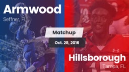 Matchup: Armwood  vs. Hillsborough  2016