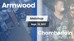 Matchup: Armwood  vs. Chamberlain  2017