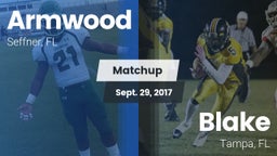 Matchup: Armwood  vs. Blake  2017