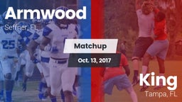 Matchup: Armwood  vs. King  2017