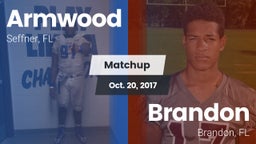 Matchup: Armwood  vs. Brandon  2017