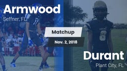 Matchup: Armwood  vs. Durant  2018