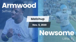 Matchup: Armwood  vs. Newsome  2020