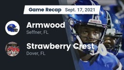 Recap: Armwood  vs. Strawberry Crest  2021