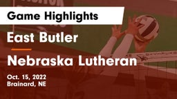East Butler  vs Nebraska Lutheran  Game Highlights - Oct. 15, 2022