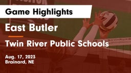 East Butler  vs Twin River Public Schools Game Highlights - Aug. 17, 2023