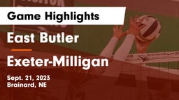East Butler  vs Exeter-Milligan  Game Highlights - Sept. 21, 2023