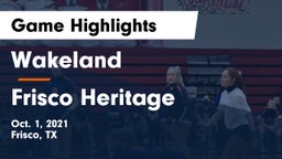 Wakeland  vs Frisco Heritage  Game Highlights - Oct. 1, 2021