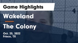 Wakeland  vs The Colony  Game Highlights - Oct. 25, 2022