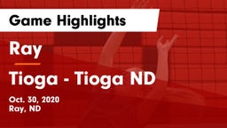 Ray  vs Tioga  - Tioga ND Game Highlights - Oct. 30, 2020