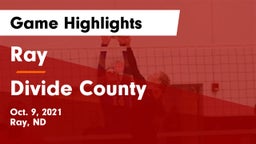 Ray  vs Divide County  Game Highlights - Oct. 9, 2021