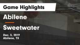Abilene  vs Sweetwater  Game Highlights - Dec. 3, 2019