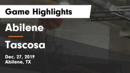 Abilene  vs Tascosa  Game Highlights - Dec. 27, 2019